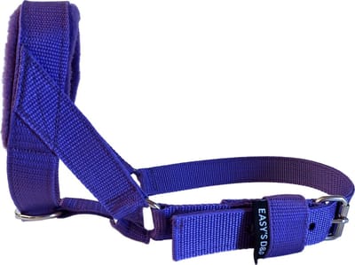 Hoofdhalster hond - Anti trek - Paars - Maat M - Gevoerd - Antitrek hoofdhalster hond - Halster hond - Anti trek hond - Training band