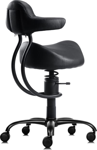 Spinalis Ergonomische bureaustoel Rodeo - Actieve ergonomische bureaustoel - Ergonomisch - Zwart - Dynamisch zitvlak