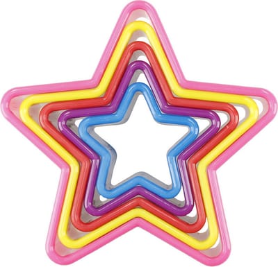 Colourworks - 5-Delige Koekjes Uitsteek Bakvorm Set – Ster