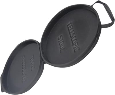 Draagtas Klapkruk - Opbergtas Kruk - Outdoor Activiteiten - Spatwaterdichte Constructie - 29 cm Breed - Zwart