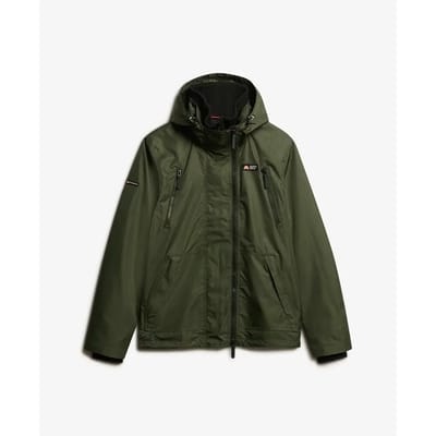 Superdry Hooded Mountain Windbreaker Jas Groen Grootte: M