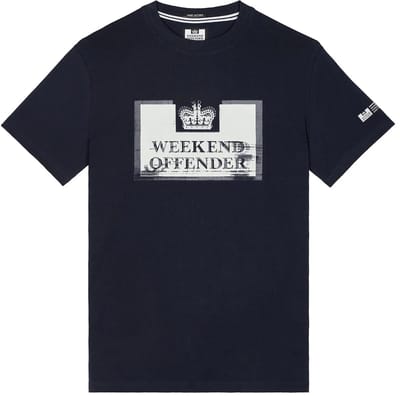 Weekend Offender - Bonpensiero Graphic T-Shirt – Navy