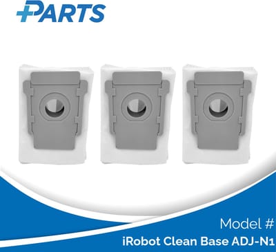 iRobot Clean Base ADJ-N1 Stofzakken (3 Stuks, Plus.Parts® alternatief voor 4626194 / 4640235)