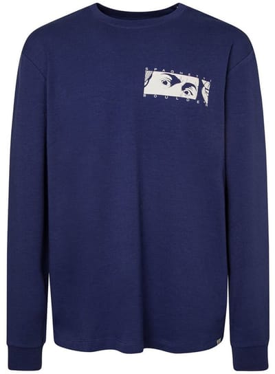 Rock Experience Medusa T-shirt Met Lange Mouwen Blauw L Man