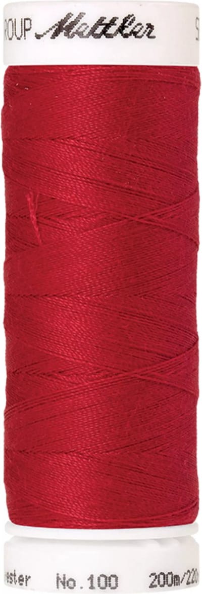 Amann Mettler Seralon Naaigaren – Cardinal (0503) – 200 m – No. 100 – 100% Polyester – Per Stuk
