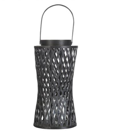 MACTAN - Lantaarn - Zwart - 38 cm - Bamboe