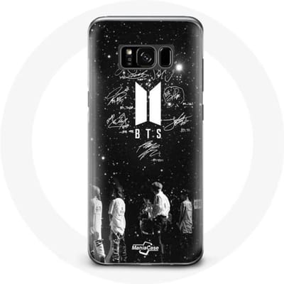 Coque - BTS - Samsung Galaxy S8 - Souple - Noir - Signature Members