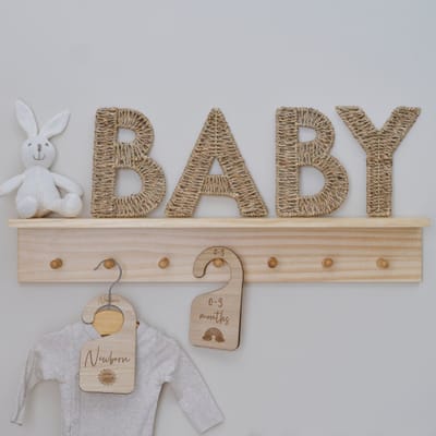 Ginger Ray - Ginger Ray - Rieten Letters BABY