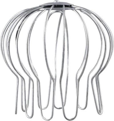Regenpijp Afvoer Bescherming - Goot Zeef - Bladeren Vangen - Roestvrij Staal - 110-120 mm - Zilver