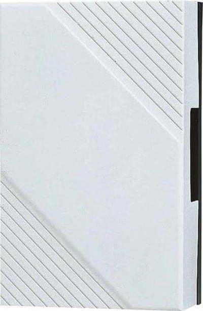 Deurbel Klok - Elektronische Gong - Huis Beveiligen - Twee Tonen - 17.5 x 11 x 5.5 - Wit