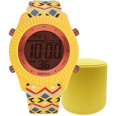 Horloge WATXANDCO RELOJ11_M. Kwarts, Kleur oranje. Vrouw. brown