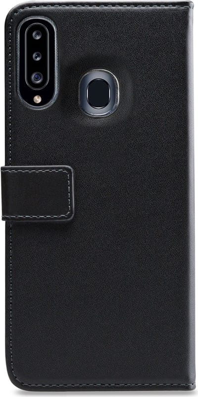 Mobilize - Samsung Galaxy A20s Hoesje - Elite Gelly Wallet Book Case Zwart