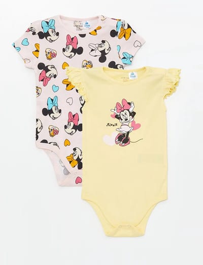 Minnie mouse - 2-delige rompertjes meisjes