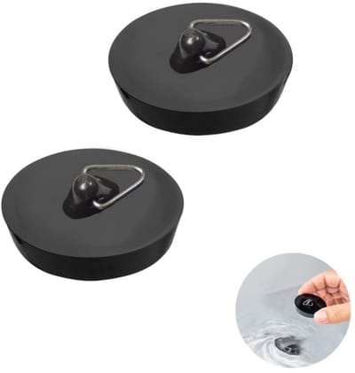 Universele Afvoerstopper - 2 Stuks - Afvoerplug voor Keuken en Badkamer