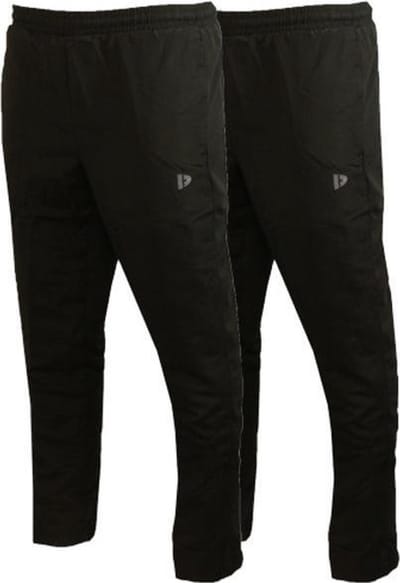 2-Pack Donnay - Micro fibre pant (Marc) - Rechte pijp - Sportbroek - Heren - Black (020) - maat S