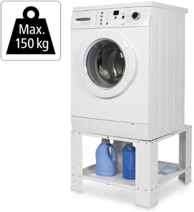 Universele Sokkel Voor Wasmachine En Wasdroger - Verhoogt Stabiliteit En Gemak - Ruimtebesparend Ontwerp