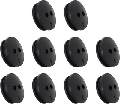 Dailygoods- Brandstoftank Grommet 10 stuks - Doorvoer Tules Rubber - 7/8 inch - 2 gaten - Compatibel met RedMax motoren - Vervangdeel 560878001 - Doorvoertule
