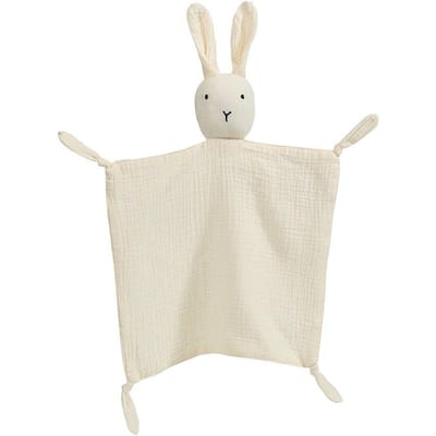 Muslin Baby Comfort Handdoek Katoenen Dekbed Zacht Pasgeboren Slaap Poppen Kinderen Mode Slaap Speelgoed Kalmeren Troosten Handdoek Slabbetjes beige