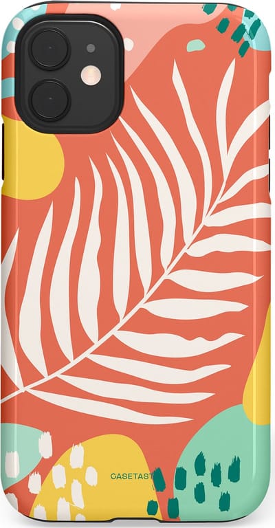 Casetastic Hoesje Geschikt voor Apple iPhone 11 - Stijlvolle Beschermende Duo-layer Case - Zomeravond