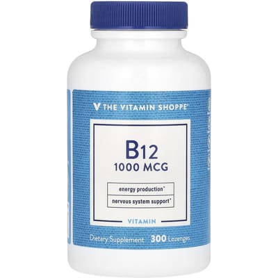 The Vitamin Shoppe, B12, 1 000 mcg, 300 pastilles