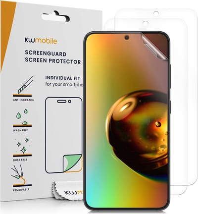 kwmobile 3x screenprotectors geschikt voor Samsung Galaxy S24 FE - beschermende folie voor smartphone