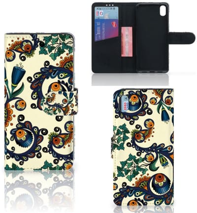 Wallet Case Xiaomi Redmi 7A Barok Flower