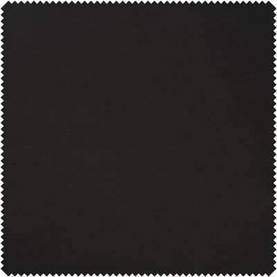 Polyester stof Peach Skin "Uni" - Zwart