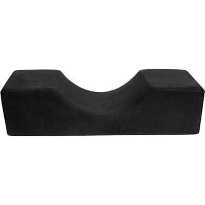 Oreiller de soutien du cou pour cils, greffage doux de cils en mousse à mémoire de forme, Extension de cils, oreiller pour Salon de maquillage avec poche noir