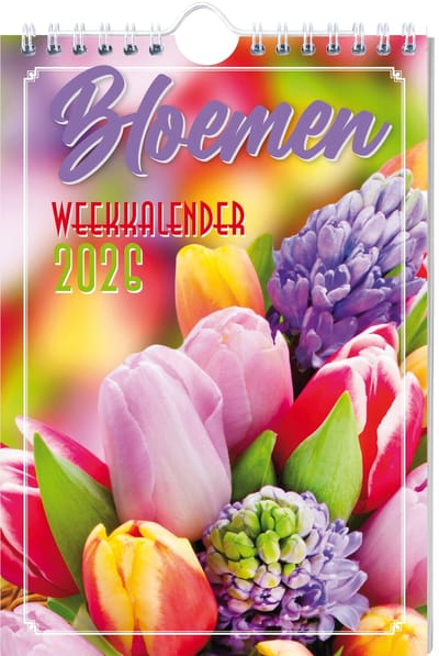 Bloemen Weekkalender 2026