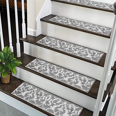 Traptreden voor extra veiligheid en comfort | Antislip tapijt voor trappen | 4 stuks