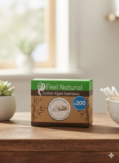 Wattenstaafjes van Bamboe – 200 Stuks – Duurzaam & Biologisch Afbreekbaar – Plasticvrij Alternatief