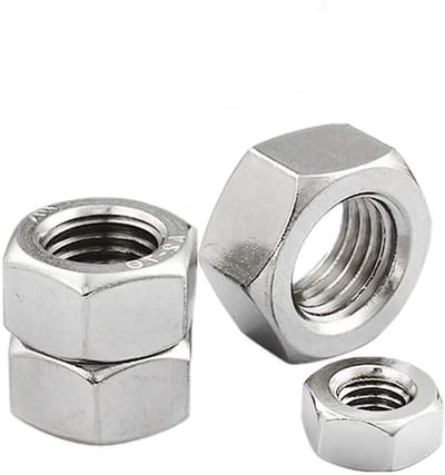 Roestvrije RVS Moeren M1.6 / M2 / M2.5 / M3 / M3.5 - Set van 50 voor Machinebevestigingen en Beveiliging