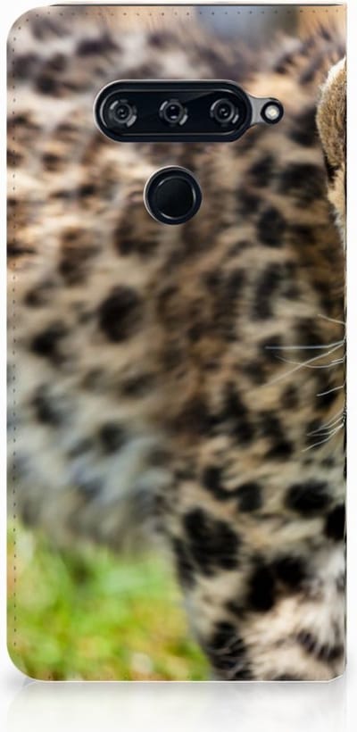 LG V40 Thinq Hoesje maken Baby Luipaard