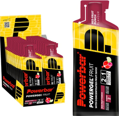Powerbar PowerGel (24x41g) Red Fruit Punch - Energie & Uithoudingsvermogen - Energie Gels