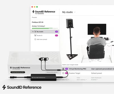 SONARWORKS SoundID Reference Virtual Monitoring PRO with Mic - Audio Tool Software