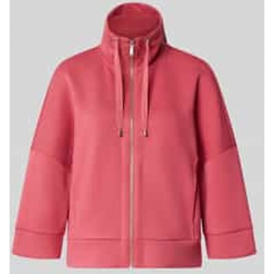 Tom Tailor - Scuba-sweatjack met boxy pasvorm - Maat XXXL - cozy pink