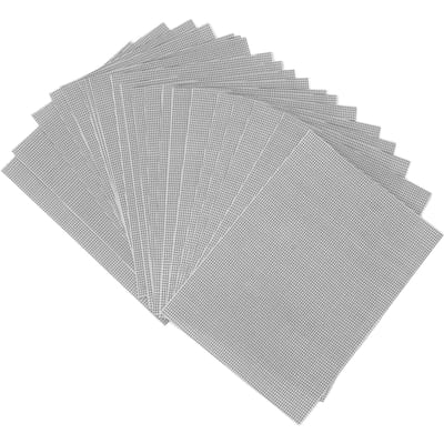 20 Stuks Raamhor Reparatietape Zelfklevende Glasvezel Raamhor Reparatiepleister voor Deur Tent white