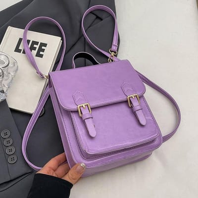 High-end Niche Rugzak voor Dames Nieuwe Trendy en Modieuze Crossbody Tas voor Dames Modieuze Veelzijdige Eénschouder Rugzak voor Dames pink