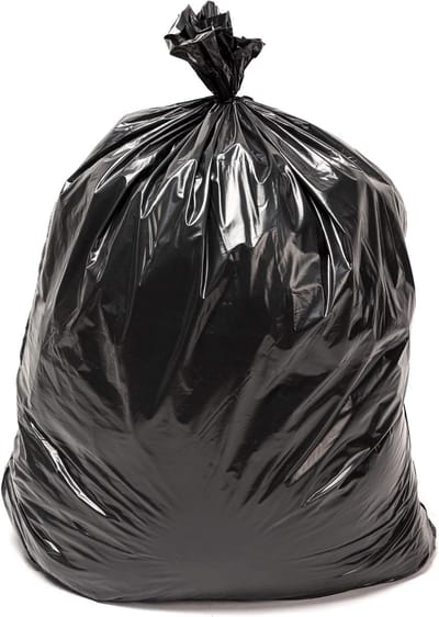 20x Extra Sterke Zwarte Vuilniszakken 150 Liter - 100KG Draagkracht LDPE