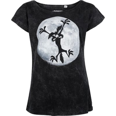 Looney Tunes T-shirt - Coyote - Moon Jump - M tot 4XL - voor Vrouwen - meerkleurig