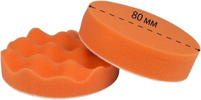 Set van 2 Harde Polijstschijven 80mm voor Machinegebruik