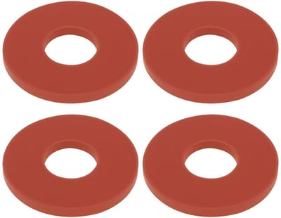 Dailygoods- Veiligheidsklep 4 Stks - 26mm Buitendiameter - 10mm Binnendiameter - 2mm Dikte - EPDM Materiaal - Compatibel met Battistella/Unika - Veiligheidsventiel