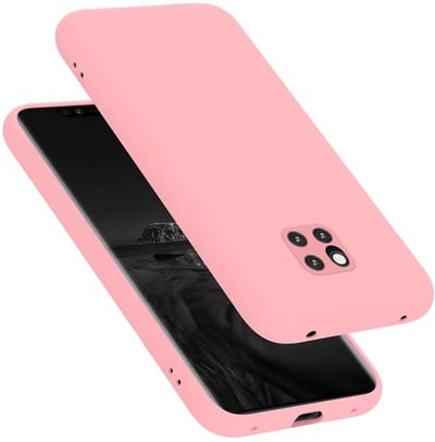 Cadorabo Hoesje geschikt voor Huawei MATE 20 PRO in LIQUID ROZE - Beschermhoes gemaakt van flexibel TPU silicone Case Cover