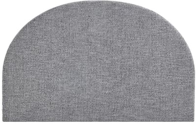 Vente-unique Hoofdbord 160 cm - Getextureerde stof - Grijs - PANIOTI