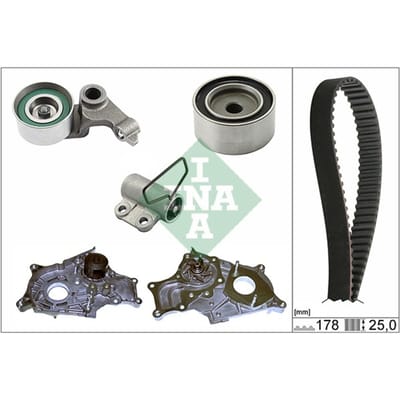 Schaeffler Ina Waterpomp + distributieriem set INA 530 0543 31