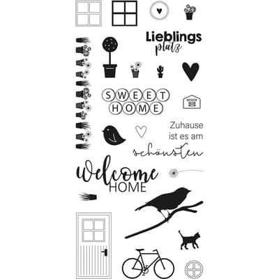 Clear Stamps "Welcome Home"