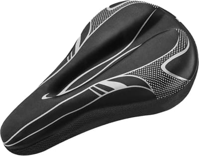 Zadelhoes voor sportief Fietszadel - Fiets - Zadel - Gel Zadelhoes voor comfortabel fietsen - Zwart/Wit
