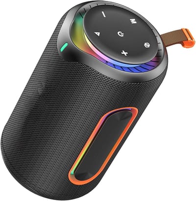 Draagbare Luidspreker - Bluetooth Speaker - Muziek Afspelen - Krachtige Bass met RGB - 60W Vermogen - Zwart