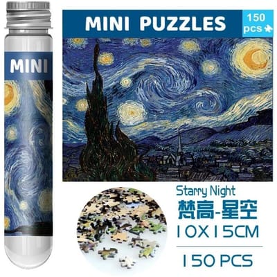 150 Mini Reageerbuis Puzzel Decompressie Cartoon Puzzelstukjes Cadeau Legpuzzel Op Maat Reis Papieren Puzzels voor Kinderen Volwassene