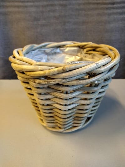 RIETEN MAND DIAMETER 16 CM
